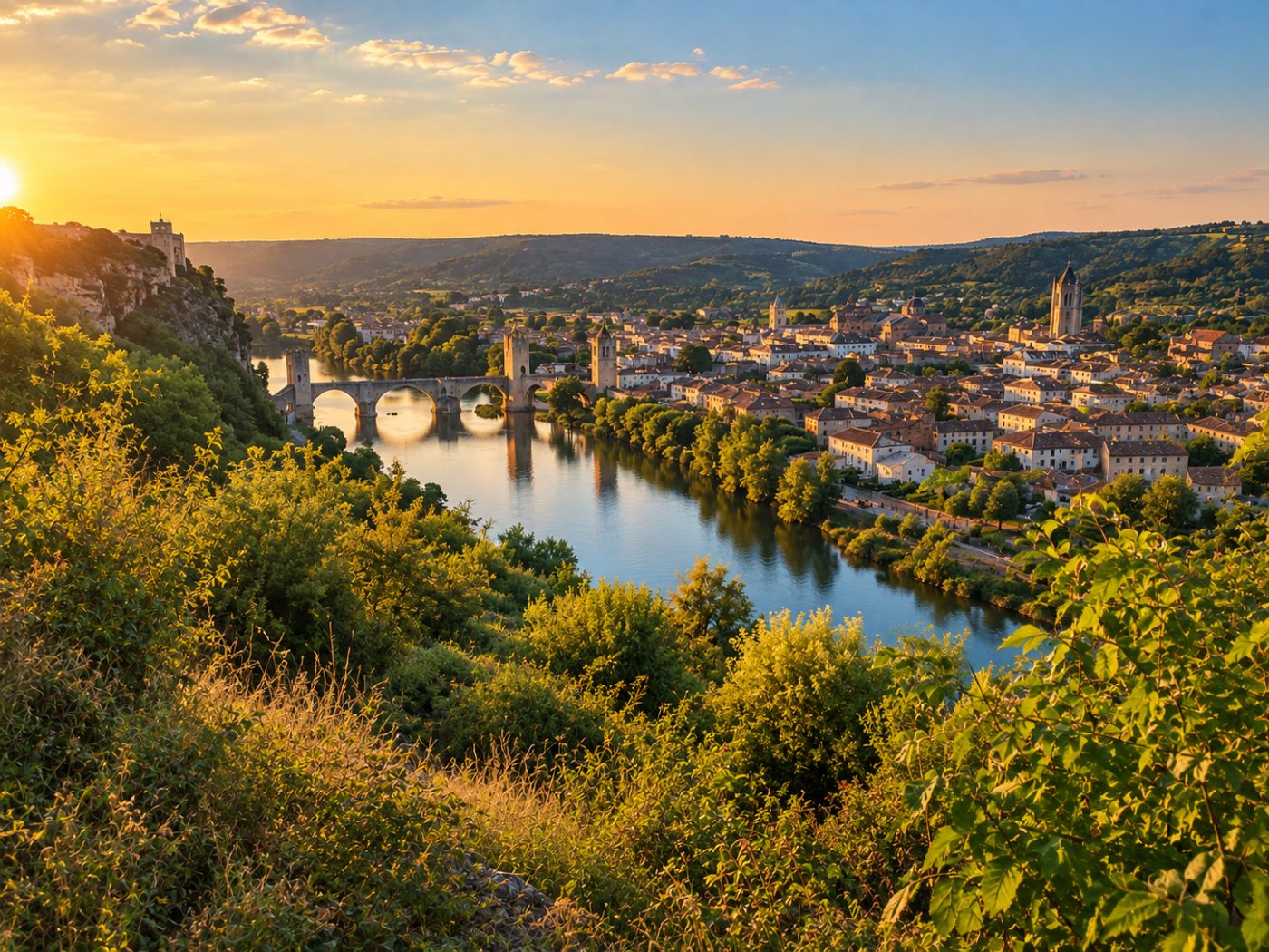 Séjourner au calme dans le cœur historique de Cahors.
